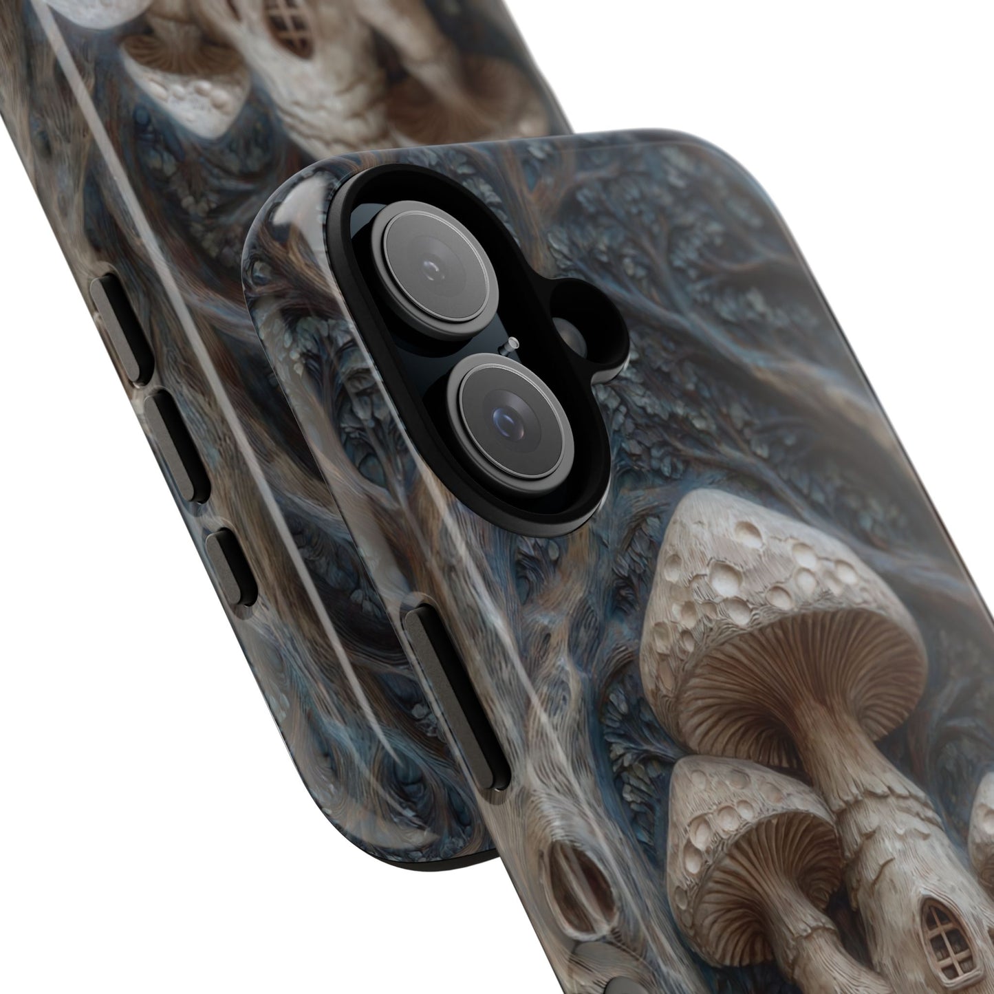 Wood Effect Mushroom House Phone Case for Fantasy Lovers, Fairy Tale Woodland Charm for iPhone, Samsung & Pixel, Unusual and Cute Gift Idea